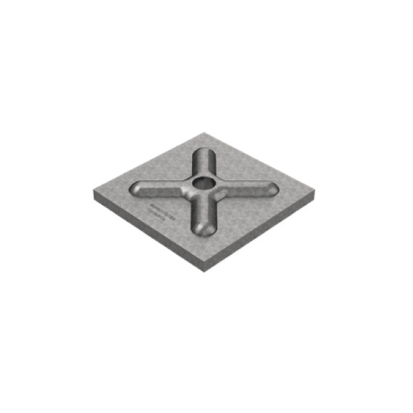 Steel Washer Plate 125mm x 125mm x 10mm